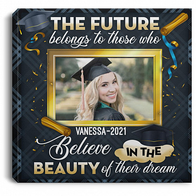 Personalized Photo future canvas, White, 0.75'' Framed Canvas