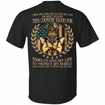 1N.I Was Once Willing To GIve My Life, Black, Unisex T-Shirt