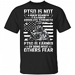 PTSD Is Not A Sign Of T-Shirt, Black, Unisex T-Shirt
