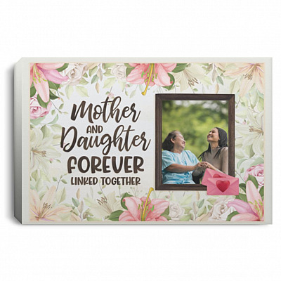 Personalized Photo Mother canvas, White, 0.75'' Framed Canvas