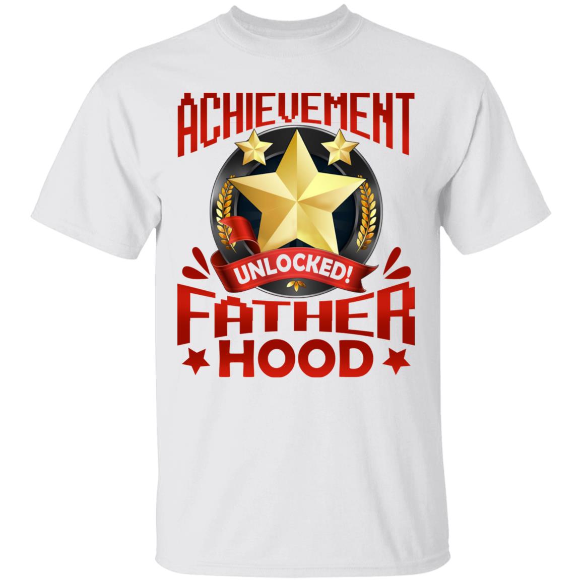 Achievement Unlocked, White, Unisex T-Shirt