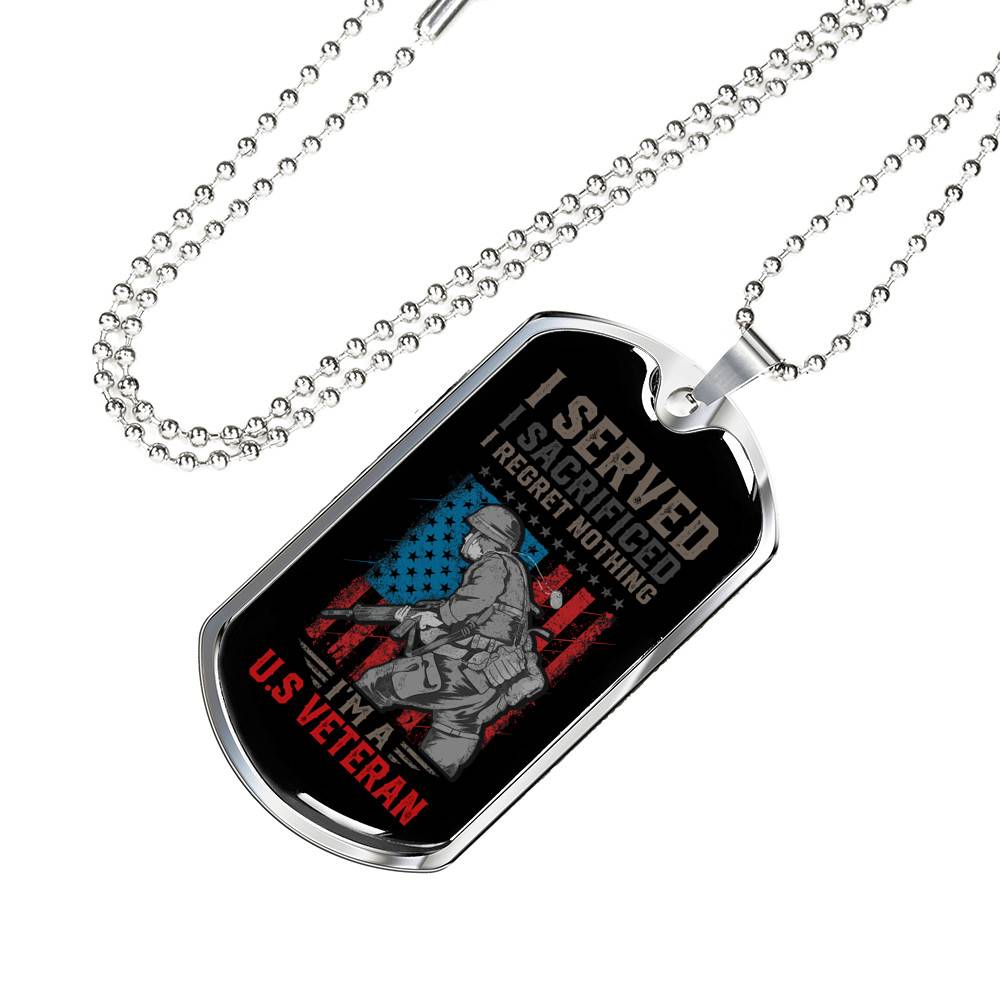 【SENTIMENTS】NO.495 SOLDIER TAG NECKLACE / 追跡付 Never Forget 13 Fallen Soldiers Dog Tag Necklace - We Stand