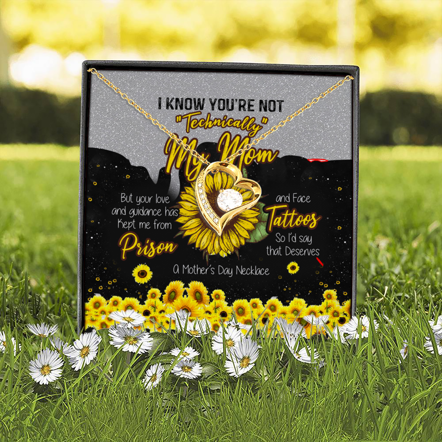 2O. You're Not Technically Forever Love Necklace (Gold) 2