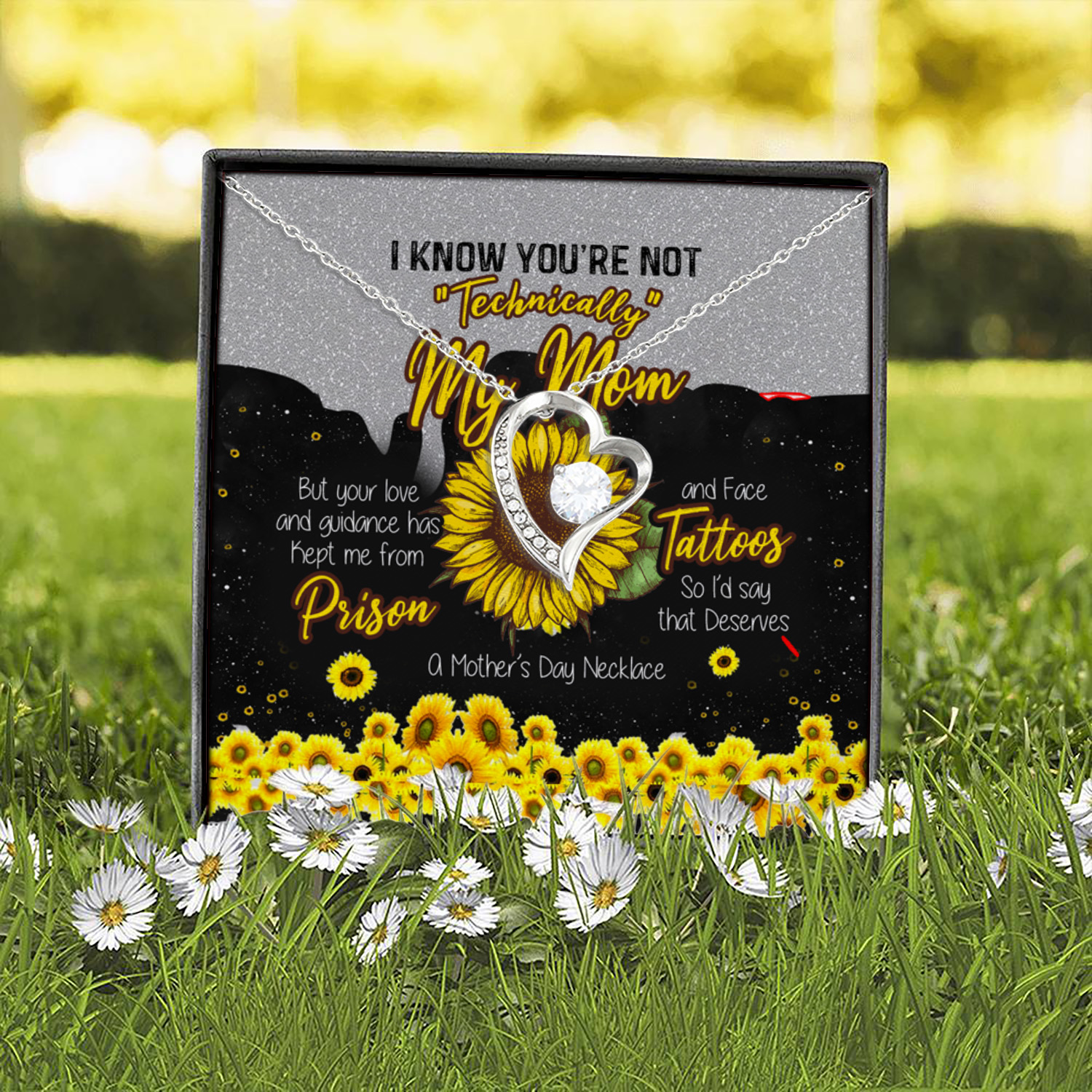 2O. You're Not Technically Forever Love Necklace (Silver) 2