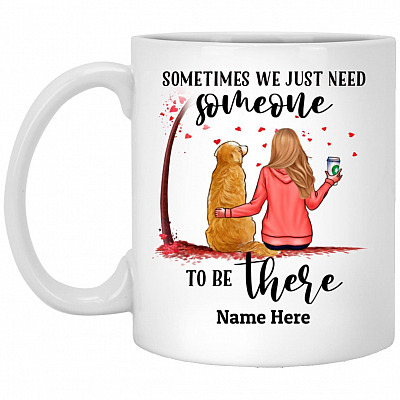 Personalized Gift Golden Mug, White, 11 oz. White Mug