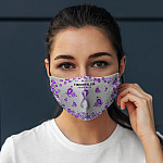 11VT. Fibromyalgia Butterfly mask mockup