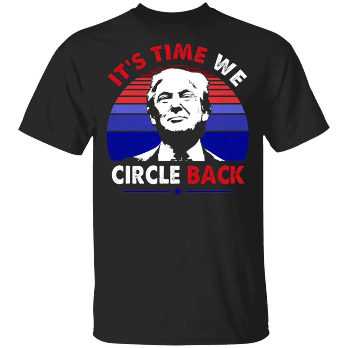 Back Trump T, Black, Unisex T-Shirt