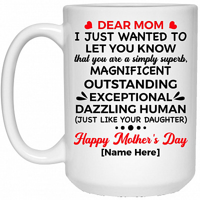 15 oz. White Mug