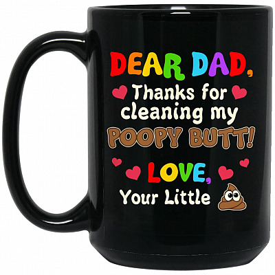 15 oz. Black Mug