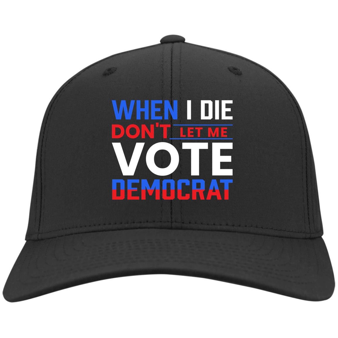 When I Die hat, Black, Twill Cap When I Die hat, Black, Twill Cap