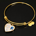 To My Beautiful Wife Meeting You Was Fate Becoming Your Friend Was a Choice Old Couple Heart Pendant Necklace