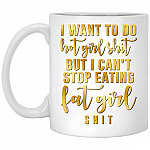 want mug, White, 11 oz. White Mug