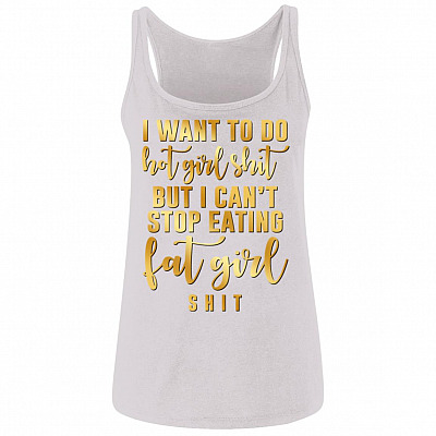 want tank, White, Ladies Tank Top