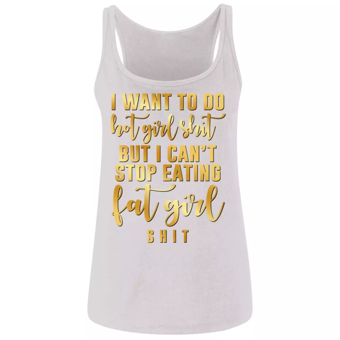 want tank, White, Ladies Tank Top