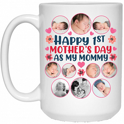 15 oz. White Mug