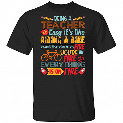 A Teacher T, Black, Unisex T-Shirt