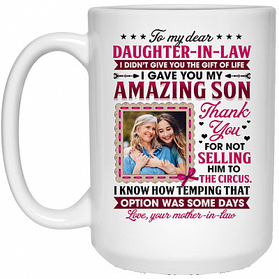 15 oz. White Mug