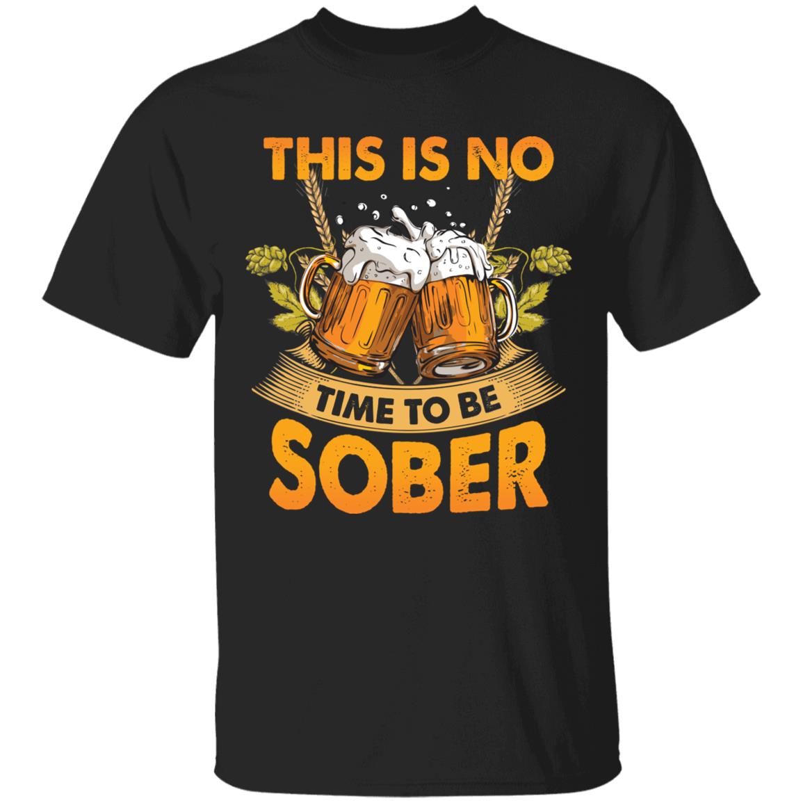 sober, Black, Unisex T-Shirt