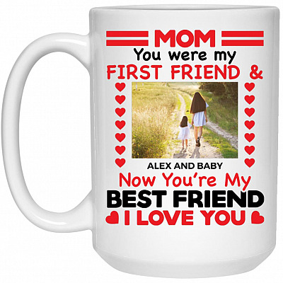 15 oz. White Mug