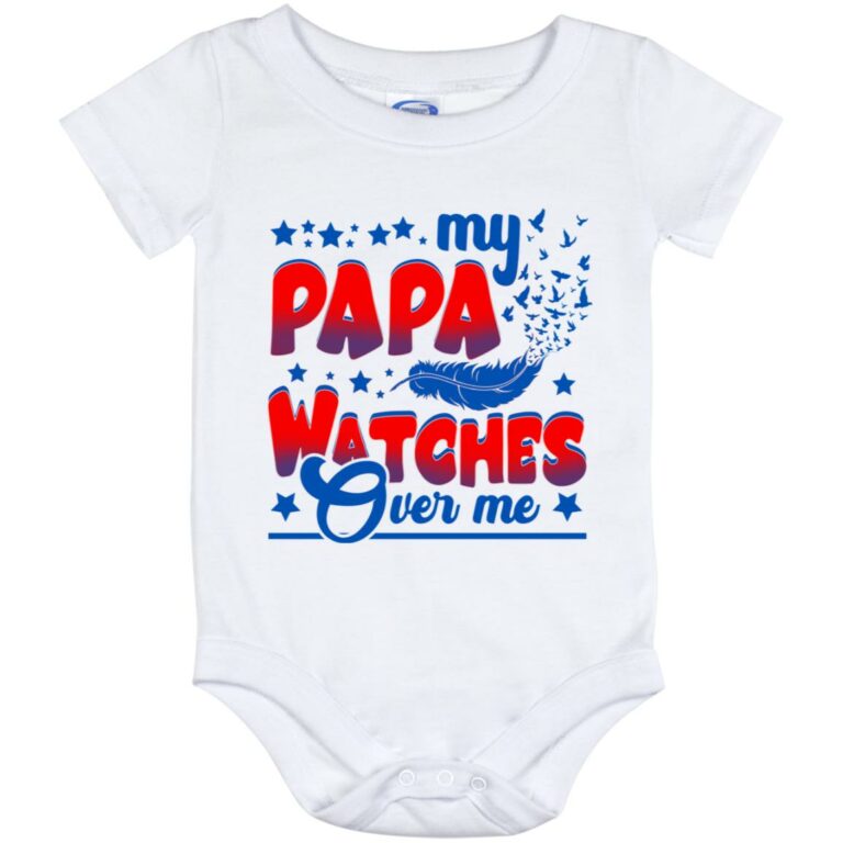 Papa Onesie, White, Baby Onesie - 12 Month