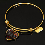 To My Fire Wife Thank You So Much For Your Never-Ending Patience Love Your Husband Heart Pendant Necklace