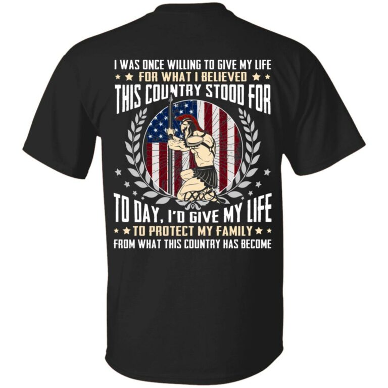 stood for, Black, Unisex T-Shirt