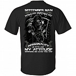 September Tshirt, Black, Unisex T-Shirt