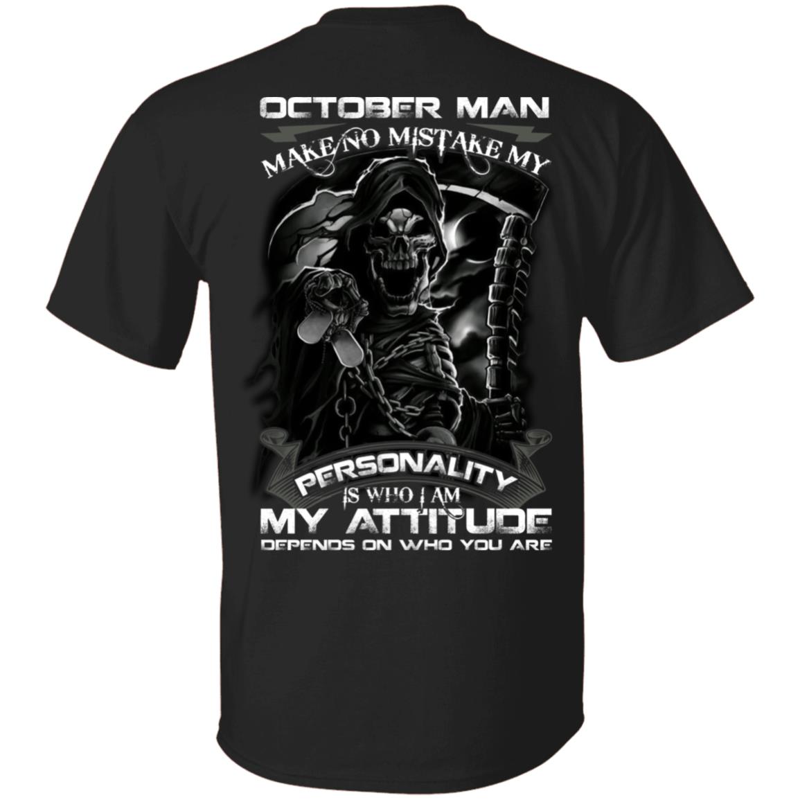 October Tshirt, Black, Unisex T-Shirt