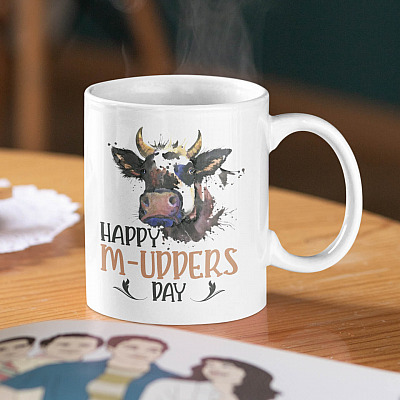 Alternative view of Happy Mudders Day Ceramic Coffee Mug - Beer Stein - Water Bottle - Color Changing Mug - Gifts For Mom