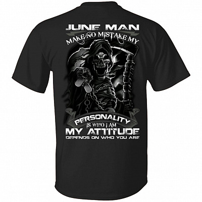 June Man Shirt, Black, Unisex T-Shirt