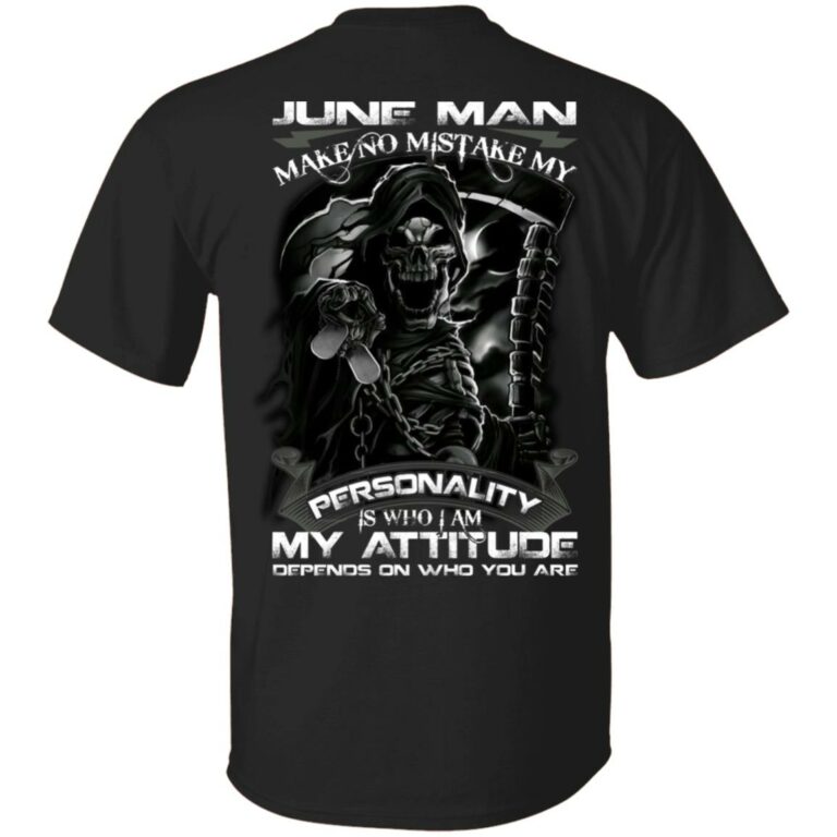 June Man Shirt, Black, Unisex T-Shirt