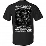 July Man Shirt, Black, Unisex T-Shirt
