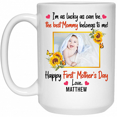 15 oz. White Mug