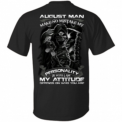 August Man Shirt, Black, Unisex T-Shirt