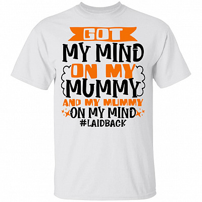 Got My Mind Tee, White, Youth T-Shirt