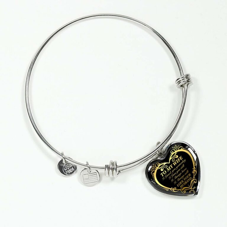 From Husband to My Wife I Loved You Yesterday I Love You Still I Always Have I Always Will Heart Pendant Necklace
