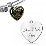From Husband to My Wife I Loved You Yesterday I Love You Still I Always Have I Always Will Heart Pendant Necklace