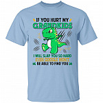 Dino Shirt, Light Blue, Unisex T-Shirt