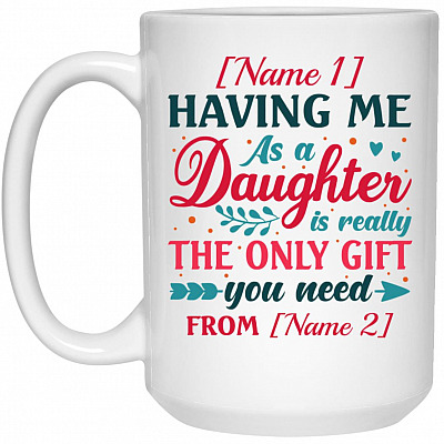 15 oz. White Mug