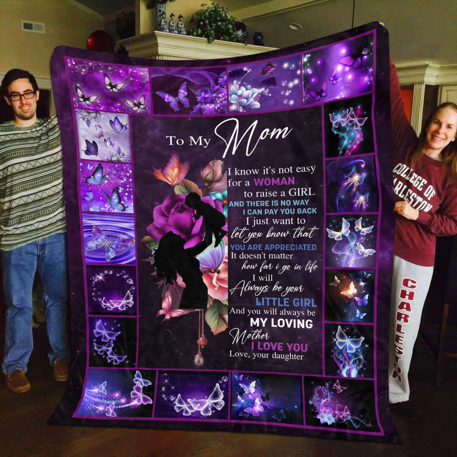 1O. To My Mom I Know Butterfly Blanket Mockup 11