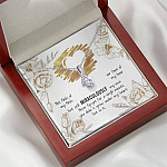 To My Bonus Daughter Not Flesh of My Flesh but Still Miraculously My Own Alluring Beauty Necklace