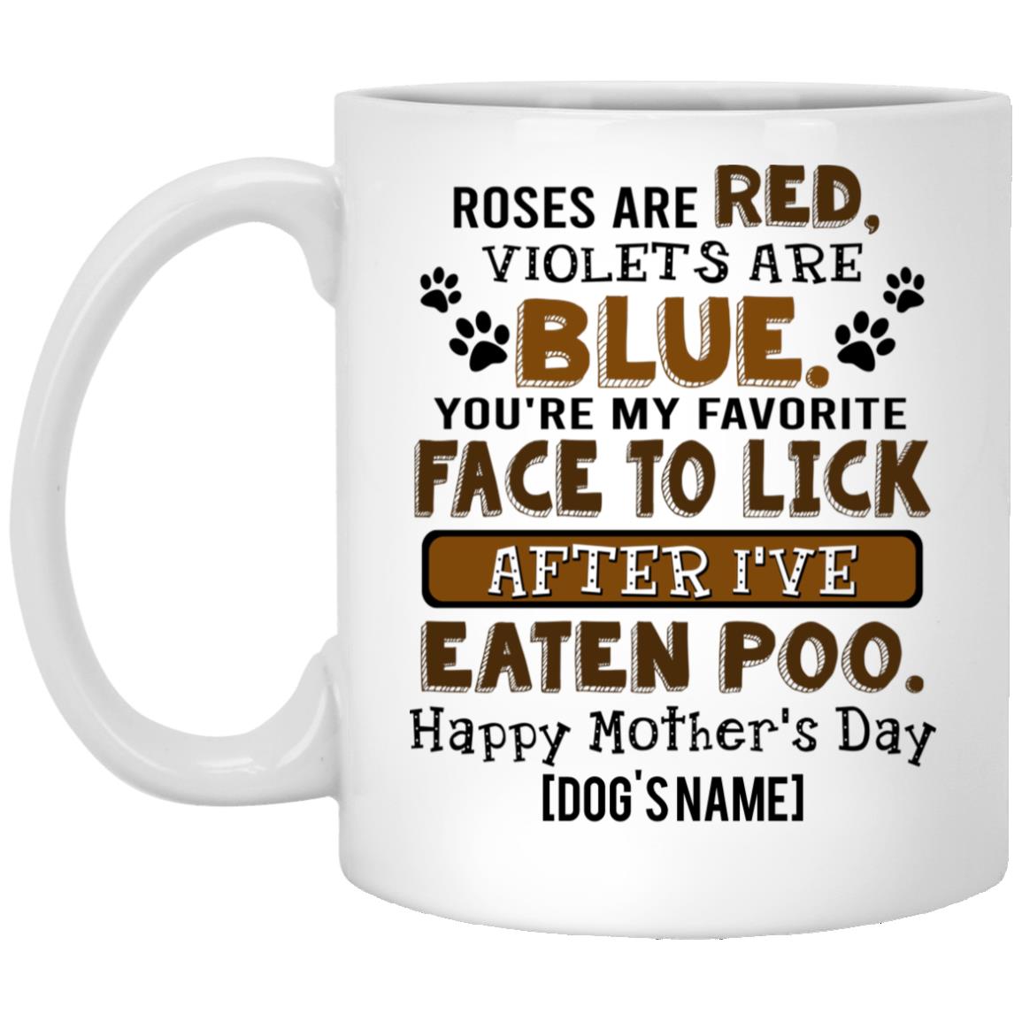 Personalized You're My Favorite Face Mug, White, 11 oz. White Mug Personalized You're My Favorite Face Mug, White, 11 oz. White Mug