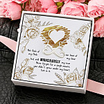 2P. Flesh of my flesh Infinity Heart Necklace (Silver) 4