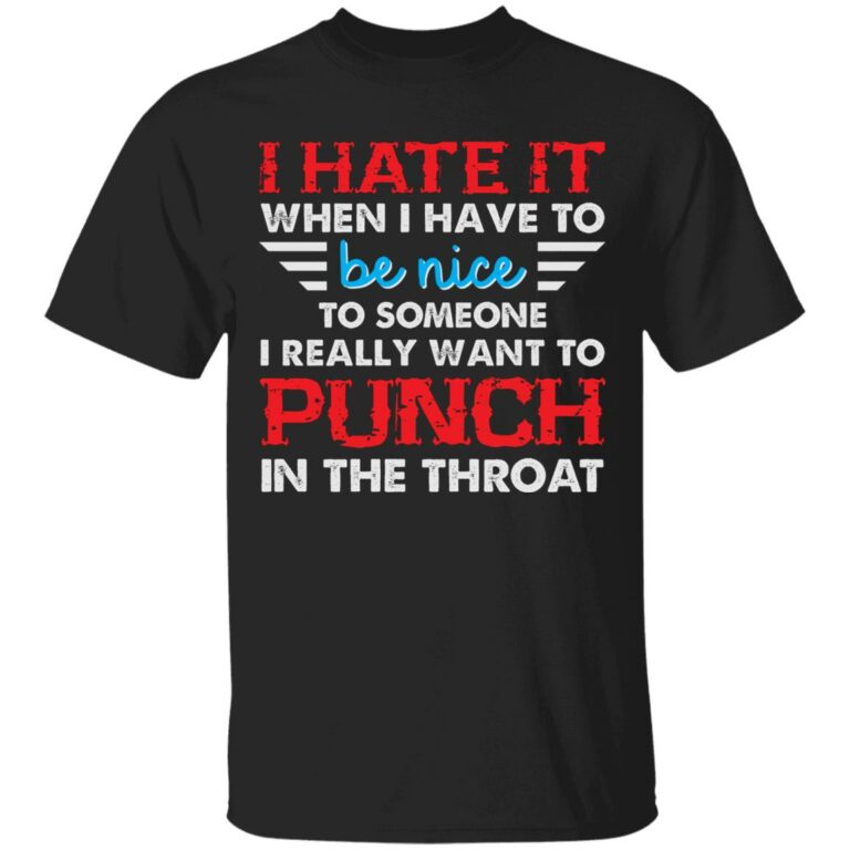 I hate it tshirt, Black, Unisex T-Shirt