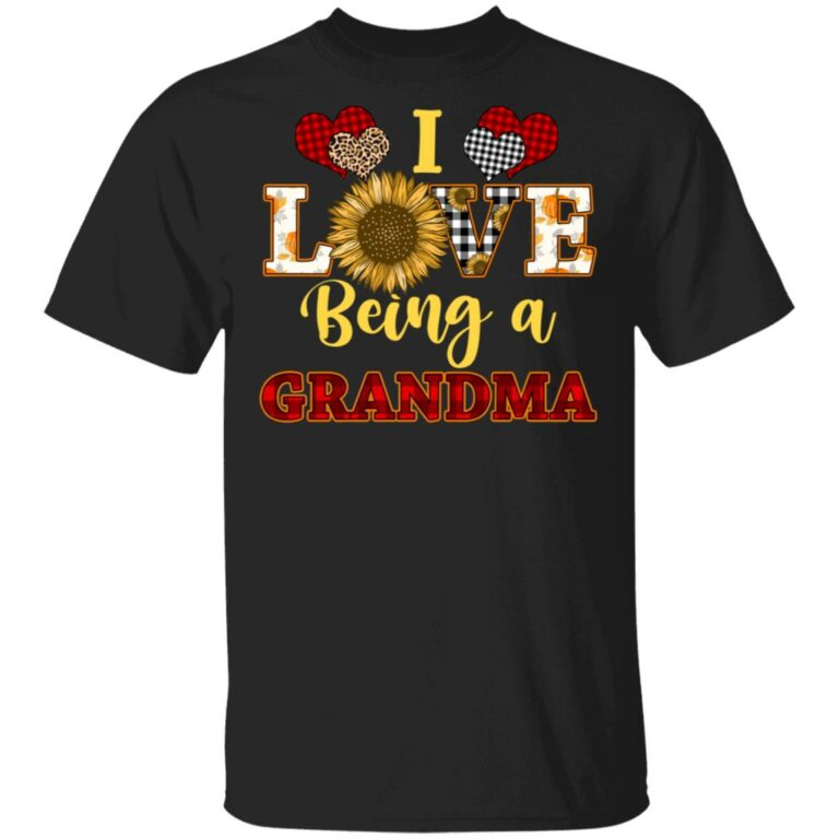 Being A Grandma Shirt, Black, Unisex T-Shirt
