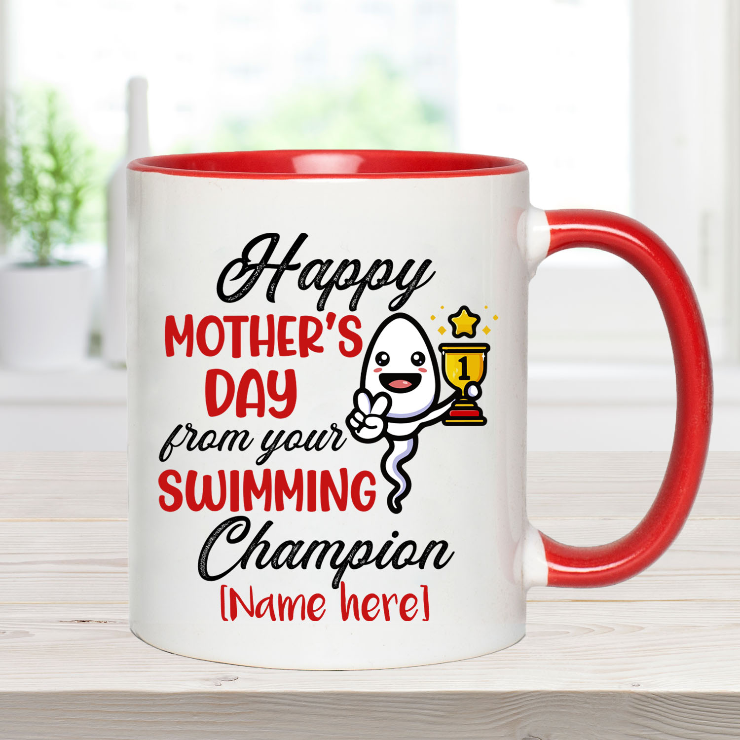 8VT. Happy Mother Day Swimming Champion mk3