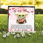 From Baby Yoda To My Mom You Are The Best Mom In The Galaxy Mother's Day Interlocking Hearts Pendant Necklace From Baby Yoda To My Mom You Are The Best Mom In The Galaxy Mother's Day Interlocking Hearts Pendant Necklace