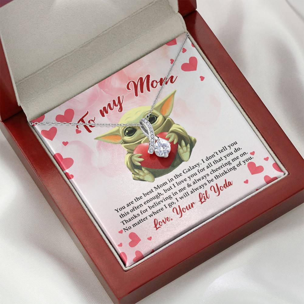 From Baby Yoda To My Mom You Are The Best Mom In The Galaxy Mother's Day Alluring Beauty Necklace From Baby Yoda To My Mom You Are The Best Mom In The Galaxy Mother's Day Alluring Beauty Necklace