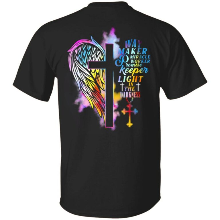 way maker BACK T, Black, Unisex T-Shirt
