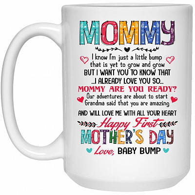 15 oz. White Mug